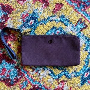 EUC lululemon always and forever wristlet